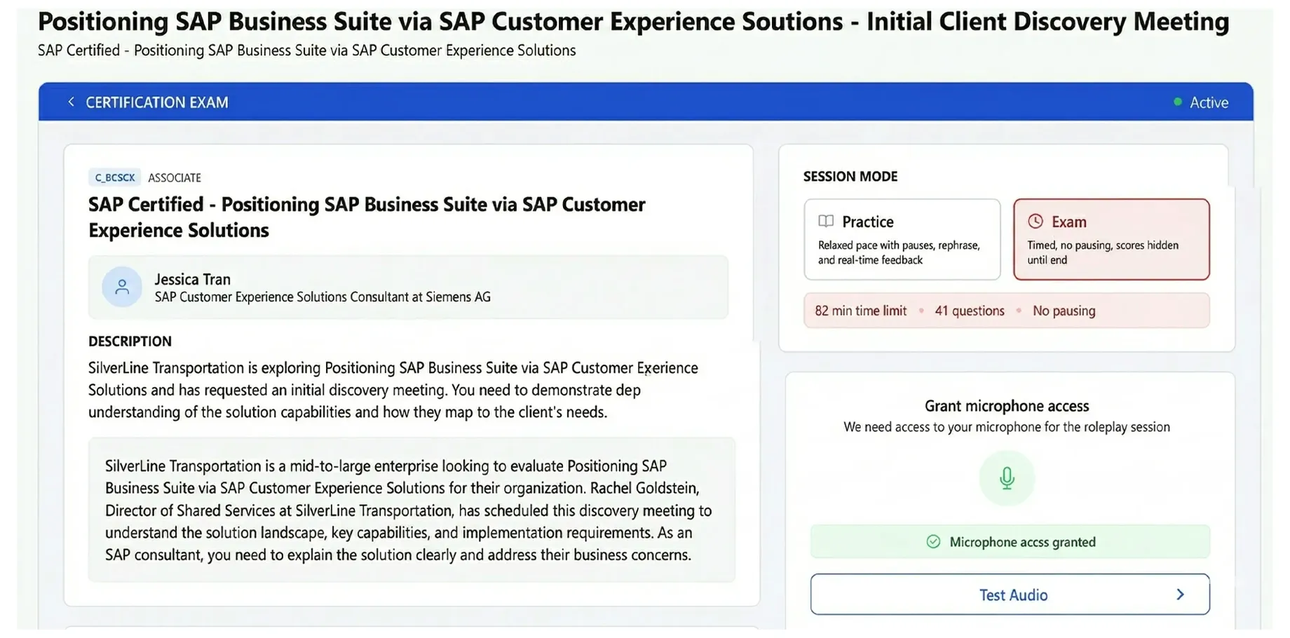 Scenario-Based Exam — Slide 5